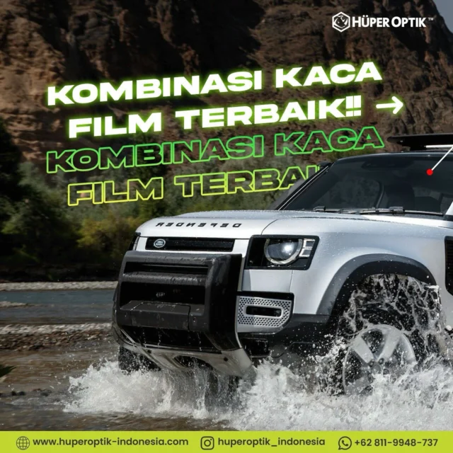KOMBINASI KACA FILM TERBAIK DARI HUPER OPTIK!

Tough for life. The Smarter Choice.

for more information, contact via WhatsApp:

Hüper Business (08119948737)

or visit our page:
www.huperoptik-indonesia.com
IG : huperoptik_indonesia
FB : huper optik-indonesia

#huperoptiknanoceramicwindowfilms #huperoptikthebestheatrejectionwindowfilms #kacafilm #kacafilmmobil #kacafilmgedung #kacafilmtolakpanas #kacafilmgelap #kacafilmhuperoptik #kacafilmrumah #kacafilmberkualitas